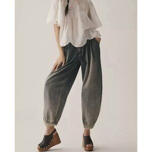 NWT Size 27 - Anthropologie Pilcro Pleated High-Rise Balloon-Leg (NWT US$ 148)